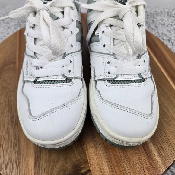 New Balance Womens 6.5B 550 White Juniper Leather Casual Lifestyle Daily Sneaker - Picture 6 of 15